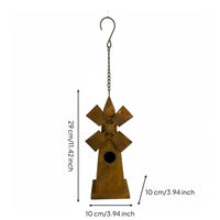 Metal Garden Pinwheel Weather-Resistant Rotating Garden Pinwheel Easy To
