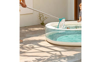 Pool Skimmer Net with Aluminum Handle Sturdy for Backyard Pools