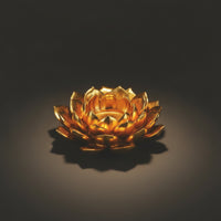 Lotus Candle Holder Low-Profile Lotus Candle Stand Eye-Catching for Tea Room