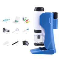 Children's Educational microscope Outdoor Exploration Portable Zooming Instrument Educational for Students