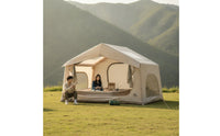 Inflatable Camping Tent Fast Setup Inflatable Camping Tent Windproof Inflatable House for Campers, Families