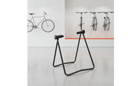 Space-Saving Floor Bike Stand with Adjustable Arms Non-Slip Two-Wheeler Parking Stand Slim Design Freestanding Two-Wheeler Parking Rack Multi-Function for Garage