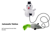 Self-Play Electric Cat Teaser Toy | Interactive Swinging Motion, Automatic Moving Design, Cat Toy with Lure, for Home