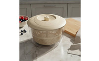 Large Capacity Manual Salad Drier Multi-Functional Hand Crank Vegetable Drier Easy To Use Kitchen Salad Tosser Non-Slip Base