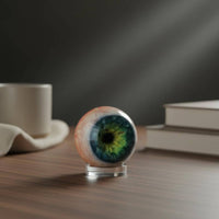 Monster Eye Sculpture Horror Themed Creepy Eyeball Decor Detailed Craftsmanship