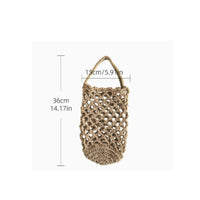 Wall Hanging Mesh Bag Space-Saving Handmade Hanging Storage Bag Breathable