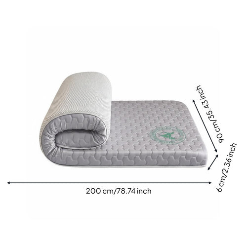 Memory Foam Mattress Topper Breathable Single Mattress Pad for Rented Apartment