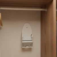 Wall Mount Iron Holder Lightweight Iron Stand Hook Long-Lasting Plastic