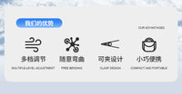 跨境新品软管夹子风扇持久续航数显大风力户外便携USB桌面n27风扇