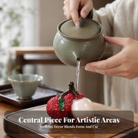 Lychee Tea Pet Decorative Branch Fruit Decor Collectible