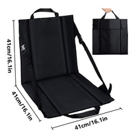 现货便携式体育场座垫带靠背座椅户外折叠座椅 Stadium cushion
