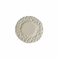 Miniature Dish Plates Realistic Design Rock Pattern Toy Plate Alloy Construction Textured Dollhouse Dish for Hobbyists
