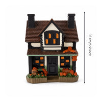 Autumn House Light Warm-Glowing Decor Illuminated for Entry Table