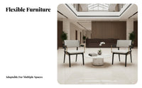 Curved Configurable Sectional Statement Piece Serpentine Reception Couch Modern Aesthetic Ergonomic Support for Waiting Room