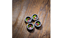 4 Pieces Lotus Pond Ornament Vivid Colors Resin Miniature Pond Handmade Look