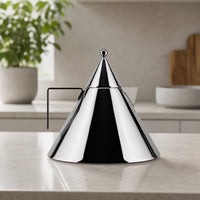 Tea Kettle Ornament Decorative Kettle Ornament Geometric Triangular Sculpture for Interior Designers, Sideboard