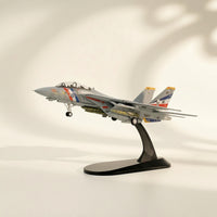 1:100 Scale F-14 Tomcat Model Variable-Sweep Wing F-14 Fighter Jet Model Collectible Toy Precision for Collectors