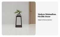 dual-level Pedestal Stand New Chinese design Console Table Floor-Standing Space-Saving for Corner
