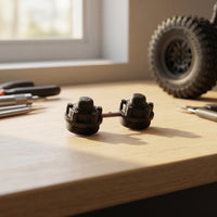 Wheel Disks with Layered Detailing Stylish RC Wheel Disks