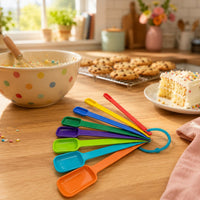 8 Pieces 8-Piece Measuring Spoon Set Lightweight Kitchenware Long-Lasting