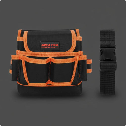 Electrician Tool Pouch Thickened Multi-Compartment Tool Belt Utility Pouch for Electricians, Repair Workers, Maintenance