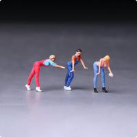 Car Wash Figurine Set Realistic Resin Model Figures Display Scene for Collectible Shelf