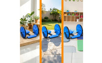 Hand-Operated Riding Car Stable Rideriding Toy with Side Wheels Compact Balance Rideriding Toy for Kids, Young Children, Playroom, Backyard