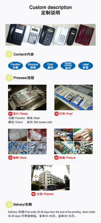 官方正品 大而信D1011 商务办公居家数字无绳电话机手持电话 跨境
