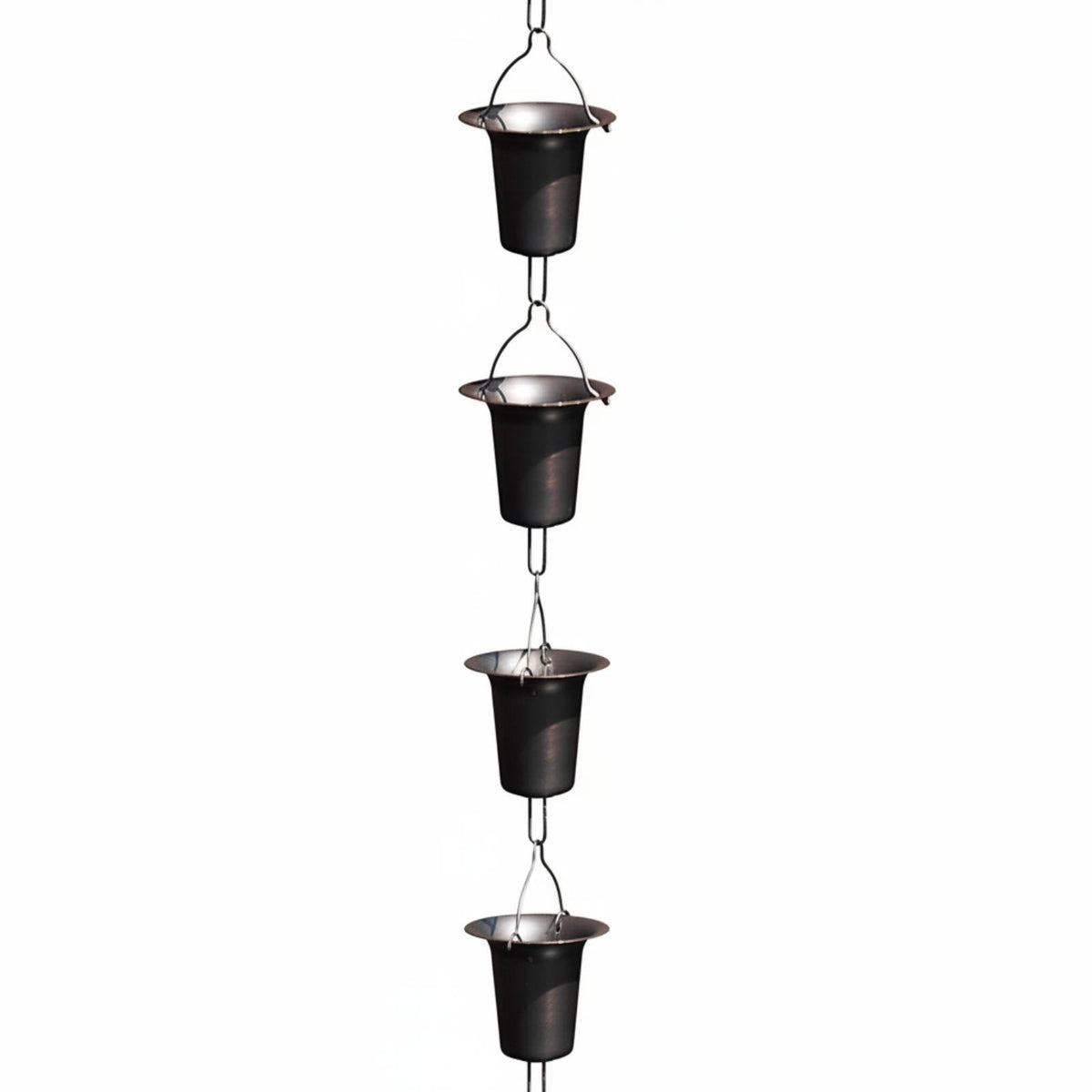 Copper Rain Chain Weather Resistant Rain Chain Rustproof for Courtyard, Temple