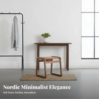 Woven Top Footstool Modern Minimalist Small Stool Chinese design for Homeowners
