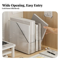 Multi-Compartment Desk Organizer Space Saving Document Rack sturdy Stable