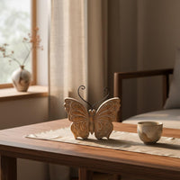 Wooden Flutterby Decor Sturdy Carved Flutterby Decoration
