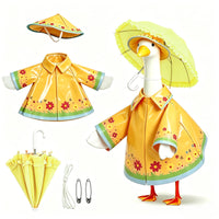 Pet Raincoat Goose Costume for Festive Occasions