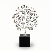 Metal Arboreal Sculpture Sculptural Metal Sculpture Delicate Decorative Statue for Homeowners, Living Room, Office