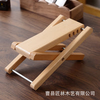 Foldable Wooden Guitar Footstool for Musicians