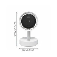 Filtering Desk Fan Built-in Button Rechargeable Desk Fan