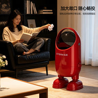 客厅垃圾桶家用2026新款高档翻盖大容量厨房厨余桶卧室卫生间纸篓