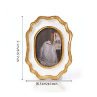 Oval Picture Frame Ornate Oval Photo Frame Carved for Desk