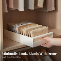Sliding Wardrobe Drawer Pull-extendable Design Sliding Storage Drawer Large Capacity