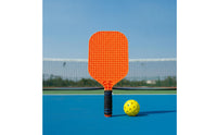 One-Piece Pickleball Paddle with Ball Textured Honeycomb Pickleball Paddle Lightweight Equipment Sweat-Absorbent for Outdoor Recreation