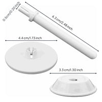 3 Pieces Sewing Machine Spool Cap Easy to Install Spool Peg Cap Plastic