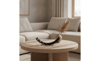 Arched Grid Fruit Tray Low-Profile Sculptural Fruit Holder Rustic-Modern Tabletop Decoration for Dining Table