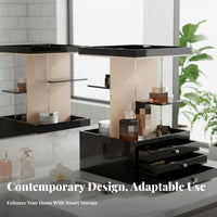 Rotating Multi-Tier Cosmetic Organizer Large Capacity Makeup Organizer