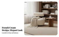 Hippo-Shaped Armchair Sturdy Construction Living Room Furniture Soft to the Feel High-Resilient for Homeowners