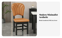Upholstered spinerest Stool Cream aesthetic Dining Chair Fully Assembled Easy to Assemble for Homeowners, Restaurant Owners