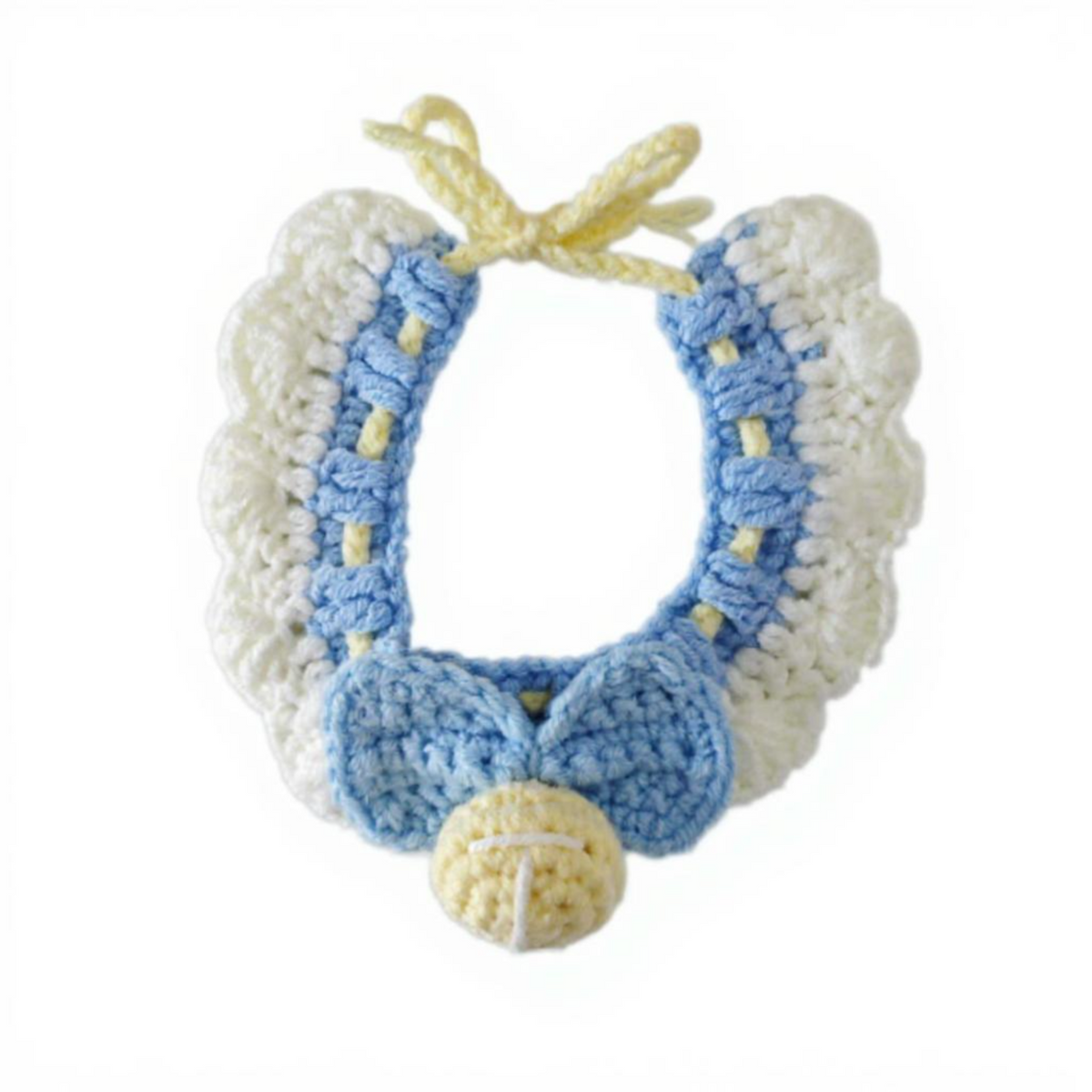Pet Neck Scarf, Knitted, Adjustable, Universal Fit