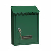 Metal Mailbox Weather Resistant Outdoor Mailbox Key Lock Letter Box for Villa Owners, Gate, Front Porch