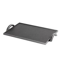 Leather Tray with Handles Rectangular Valet Tray with Handles Low-Profile Organizer for Closet, Reception Area