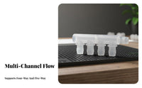 4-Way Hose Connector PP Material Quintuple-Outlet Hose Connector Leak-Resistant Connection Water Distributor for Gardeners, Aquatic Pet Owner S