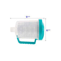 Leaf Canister with Adapter Fittings Clear Debris Catcher Sturdy